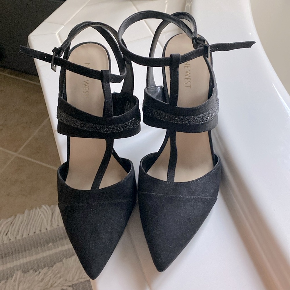 Nine West black heels